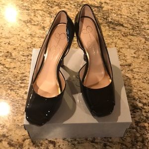 NWT Jessica Simpson Black Heels
